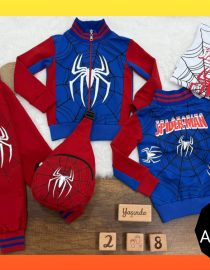 SPIDERMAN 4PIECE TRACK KIDS SET(COMES WITH BAG) KB0015