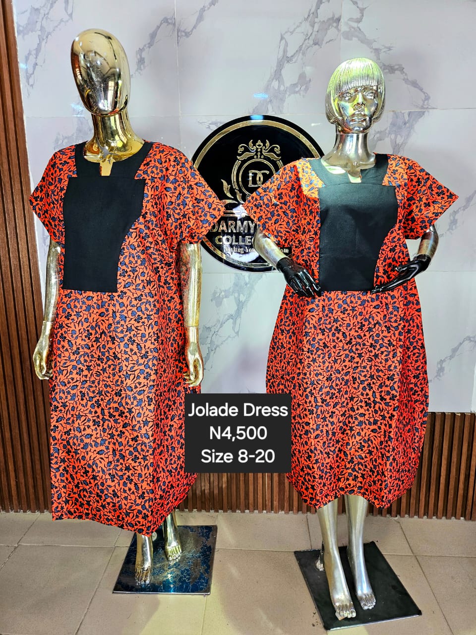 Jolade Ankara Dress EKY(A-C)