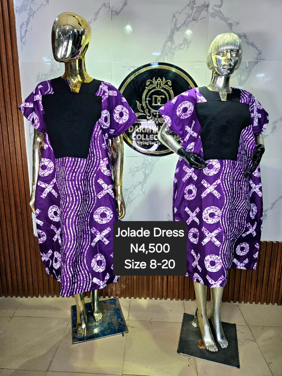 Jolade Ankara Dress EKY011(A-F)