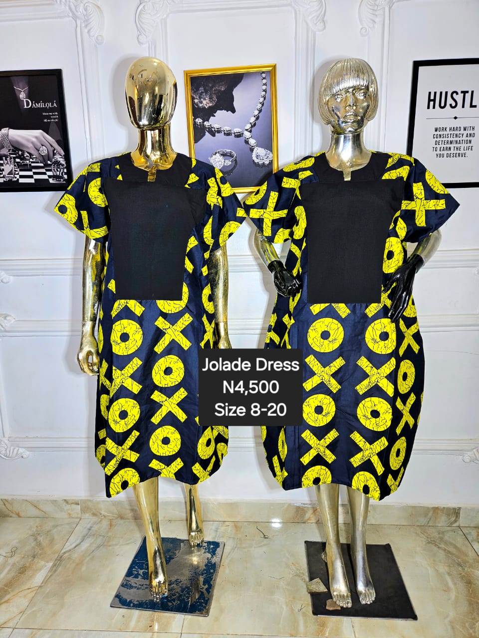 Jolade Ankara Dress EKY017(A-N)
