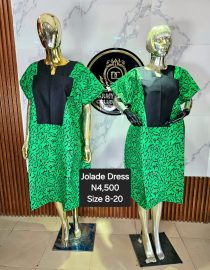 Jolade Ankara Dress EKY034(A-B)