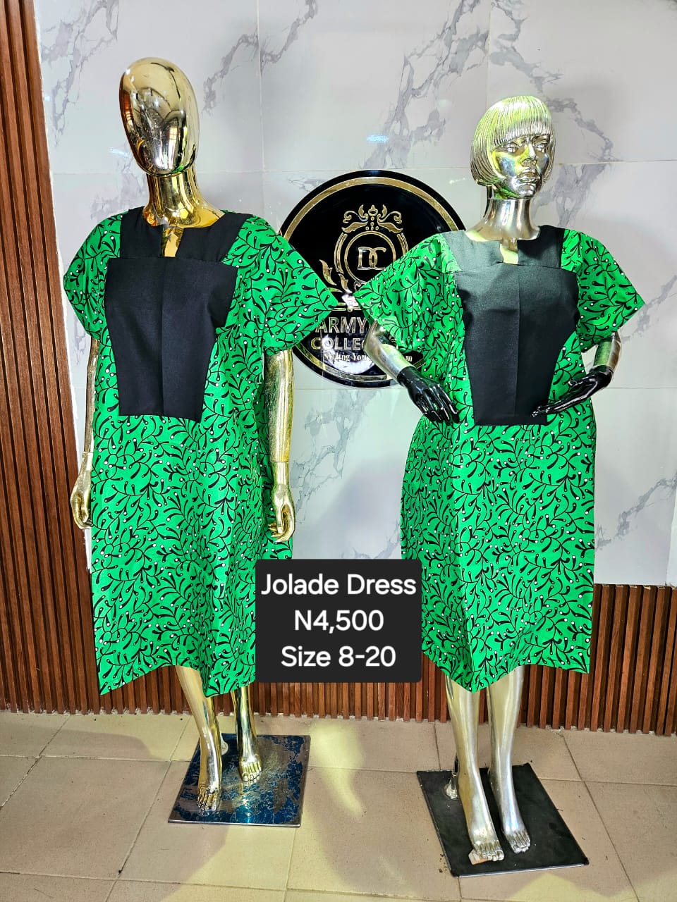 Jolade Ankara Dress EKY034(A-B)