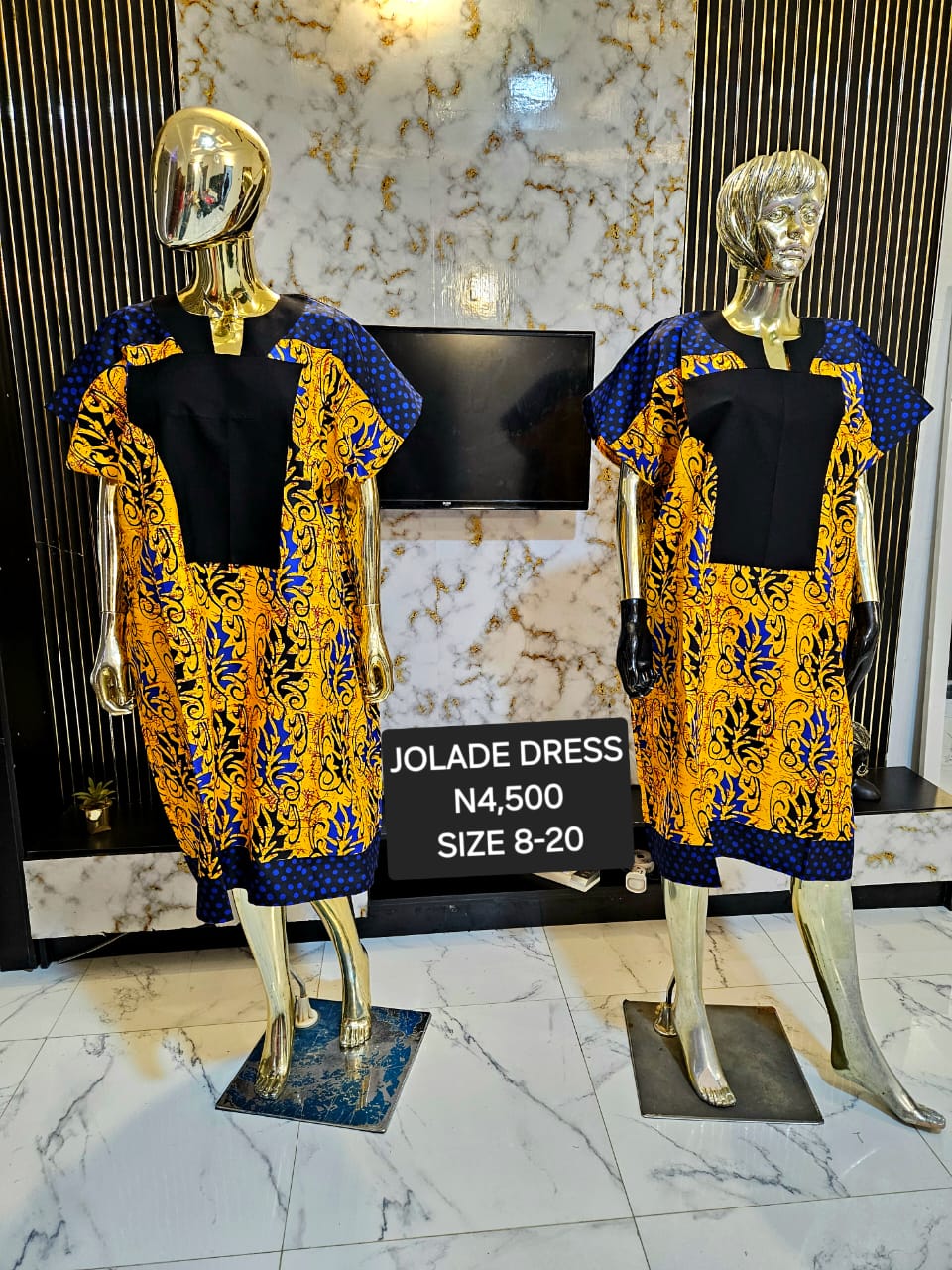 Jolade Ankara Dress EKY039(A-B)