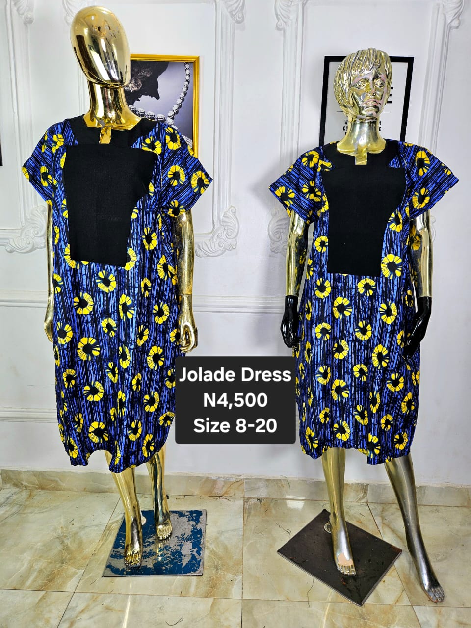 Jolade Ankara Dress EKY053