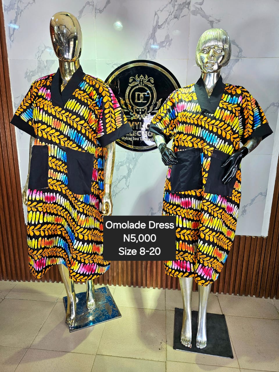 Omolade Ankara DRESS KDE028