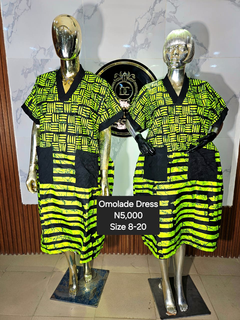 Omolade Ankara Dress KDE025
