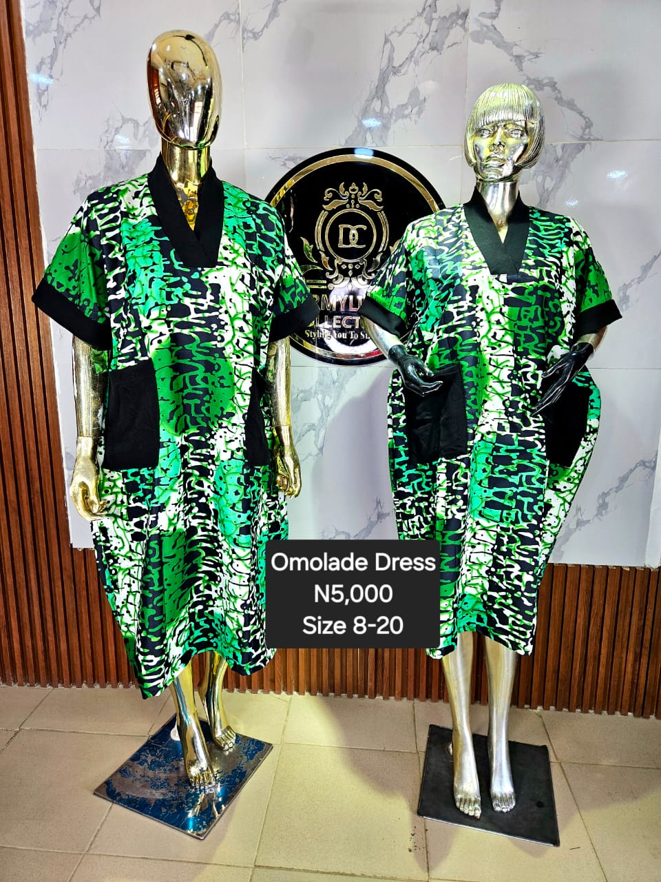 Omolade Ankara Dress KDE020