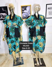 Omolade Ankara Dress LNK014
