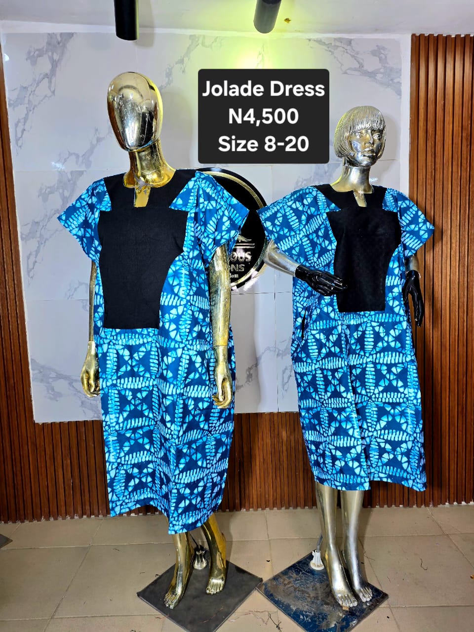 Jolade Ankara Dress EKY065(A-B)