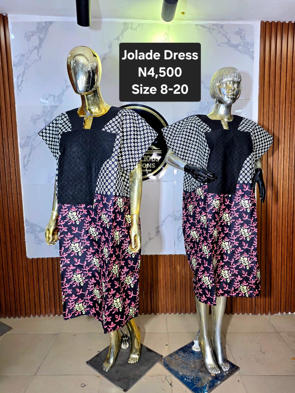 Jolade Ankara Dress EKY062(A-B)