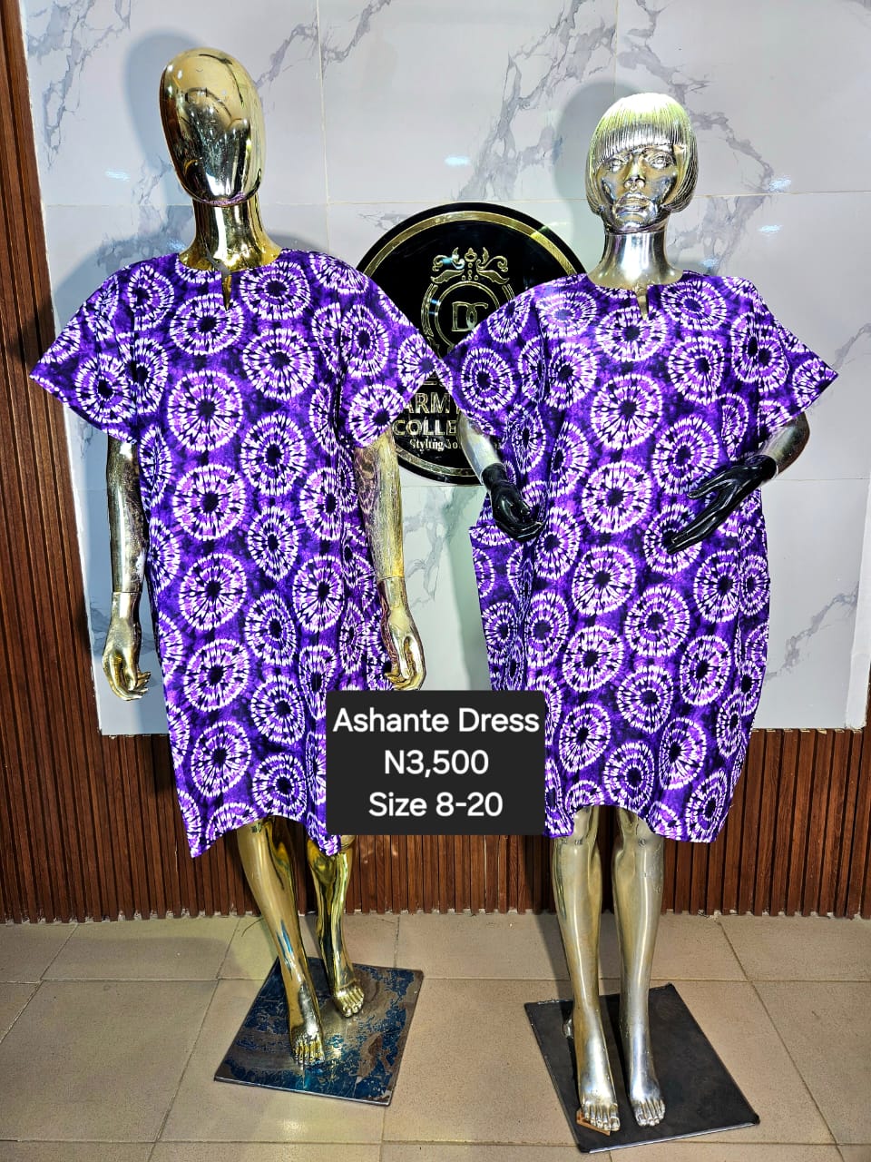 Ashante Ankara Dress GTC001(A-B)
