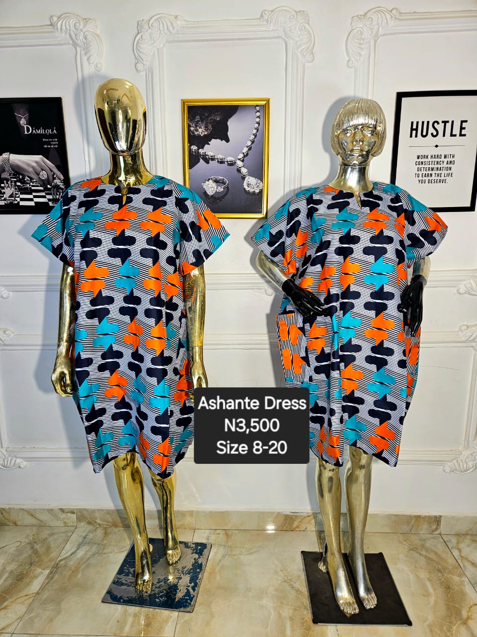 Ashante Ankara Dress GTC012