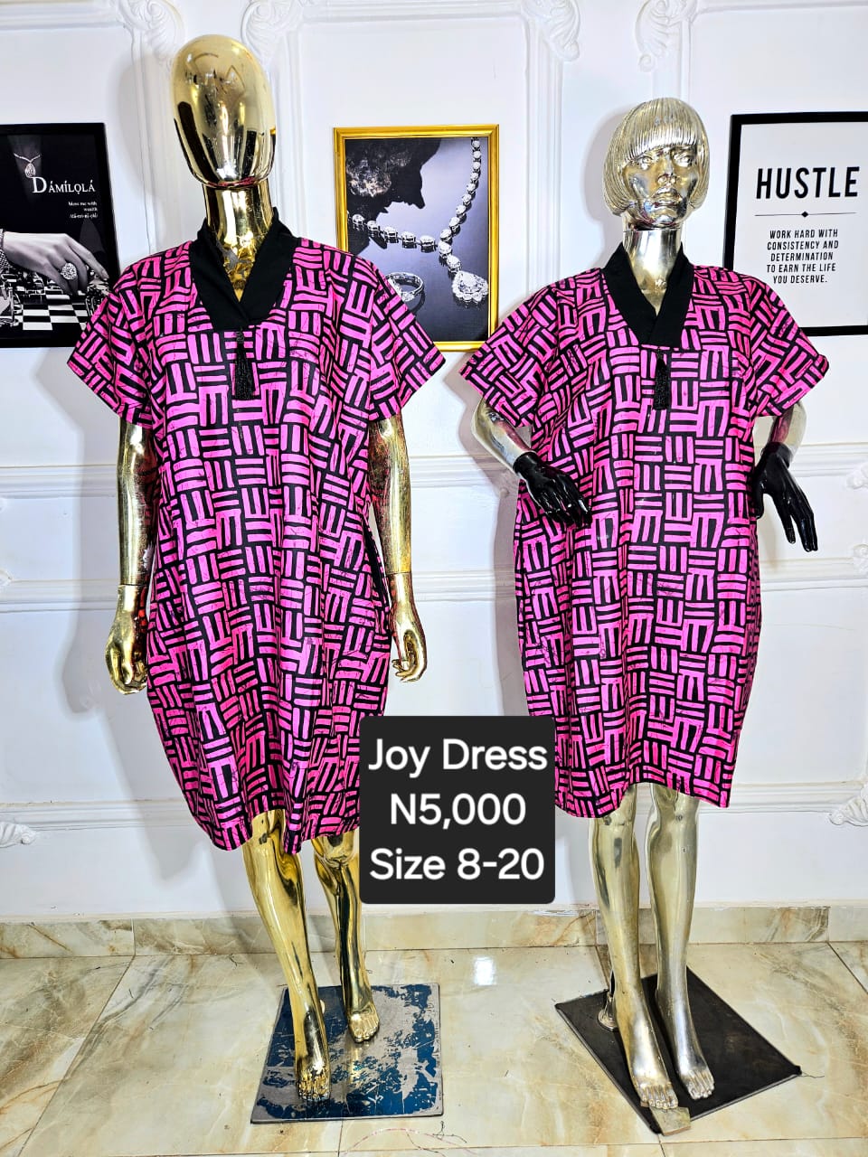 Joy Ankara Dress NRC013