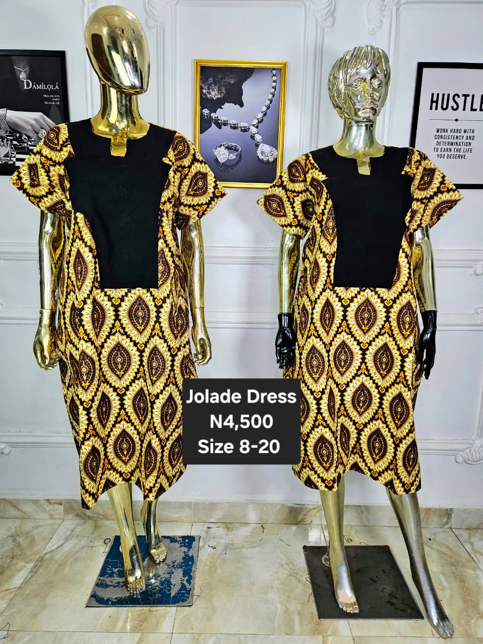 Jolade Ankara Dress EKY042