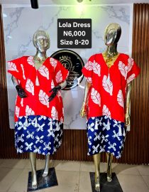 Lola Ankara Dress  RFA004(A-B)
