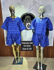 YOLANDA ANKARA SHORT & TOP SET LSF005(A-C)