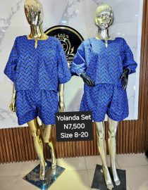 YOLANDA ANKARA SHORT & TOP SET LSF003(A-B)