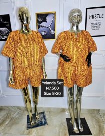 YOLANDA ANKARA SHORT & TOP SET LSF021