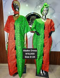 Abake Ankara Dress EMO001(A-B)