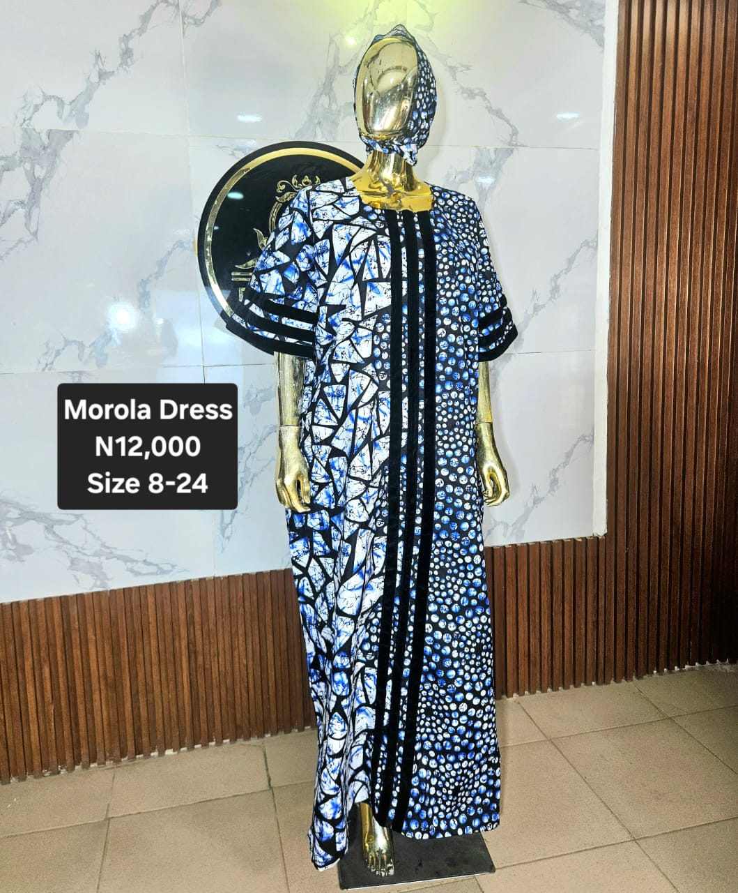 Morola Ankara Dress QSU003
