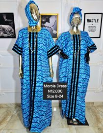 Morola Ankara Dress QSU002