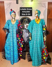 Lolade Ankara Dress DPR005(A-B)