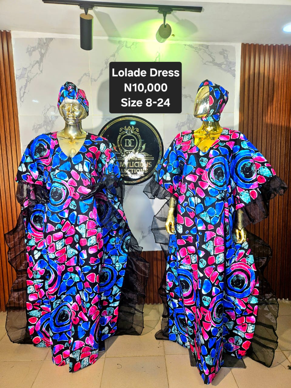 Lolade Ankara Dress DPR008