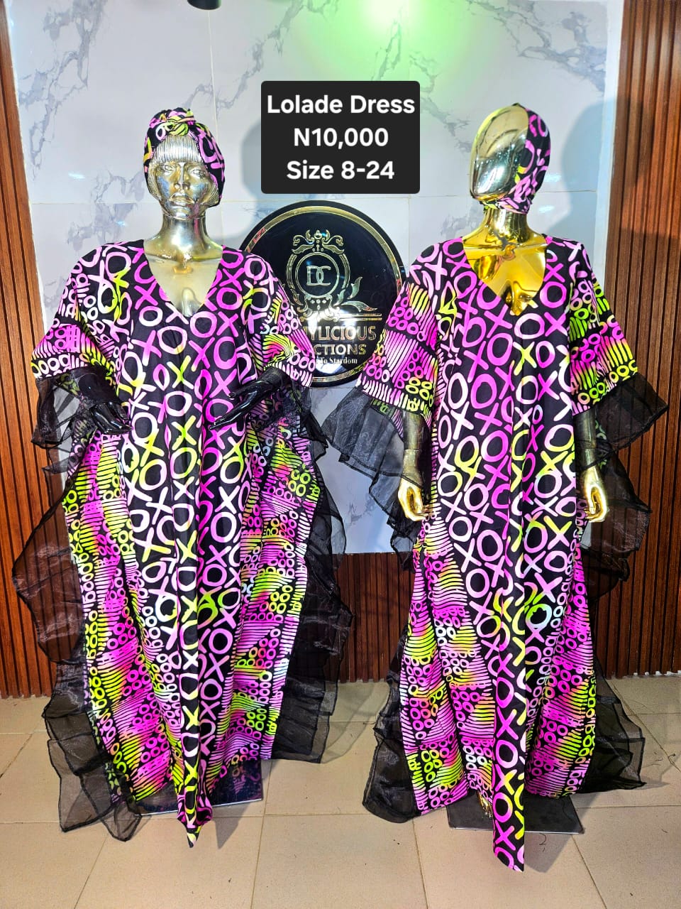 Lolade Ankara Dress DPR009