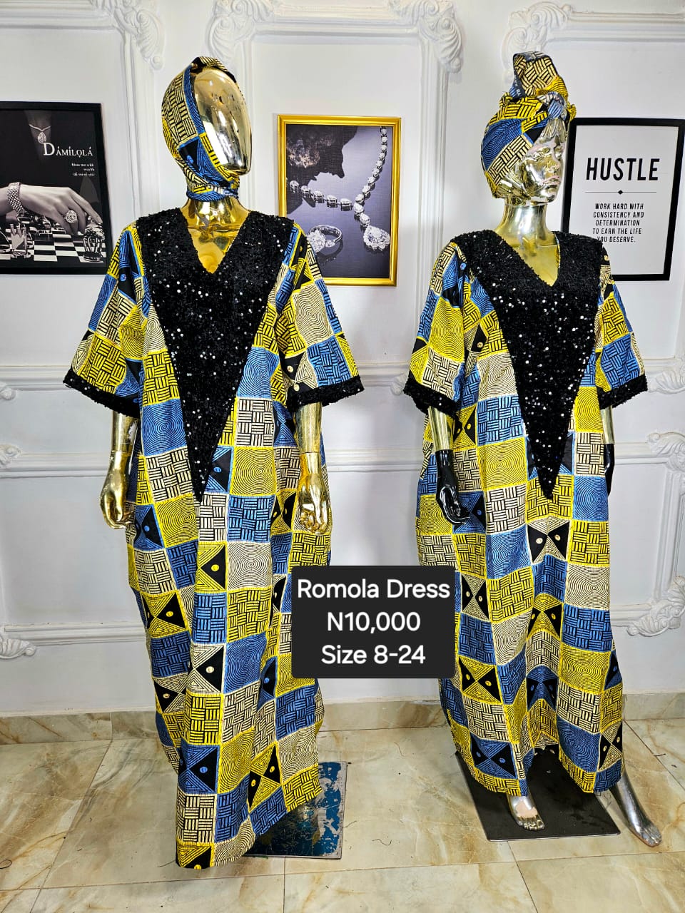 Romola Ankara Dress CRF001