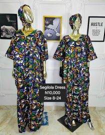 Segilola Ankara Dress LVM005(A-B)