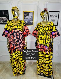 Segilola Ankara Dress LVM012
