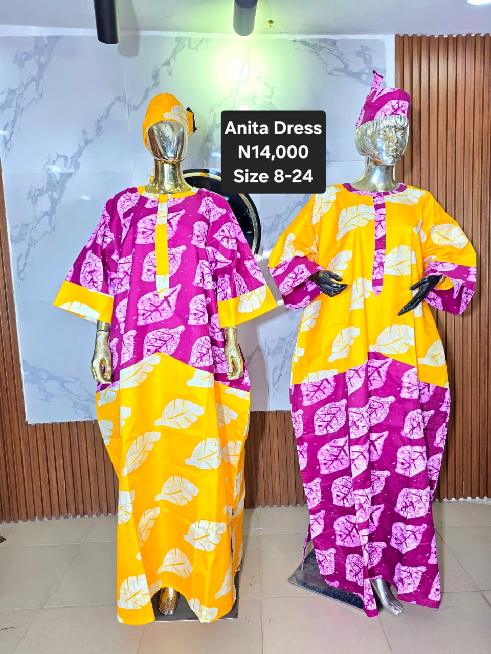Anita Ankara Dress UTC005(A-B)