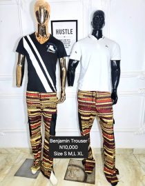 BENJAMIN MEN BAGGY TROUSER DMF006(A-C)
