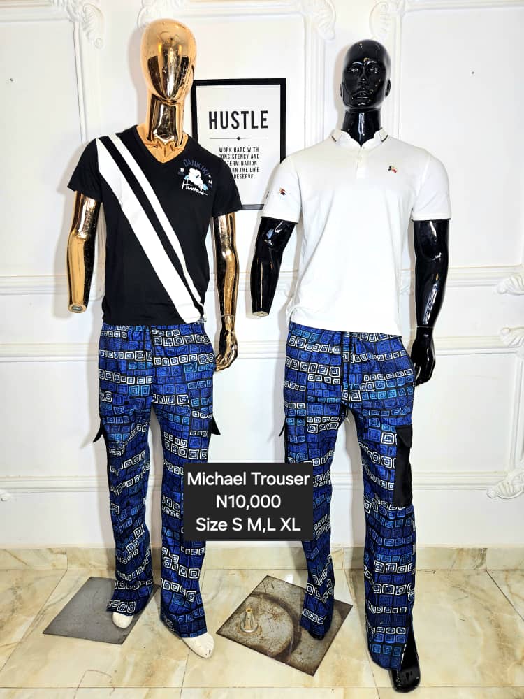 MICHEAL MAN BAGGY TROUSER DMF009(A-C)