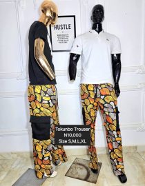TOKUNBO MAN BAGGY TROUSER DMF024(A-C)