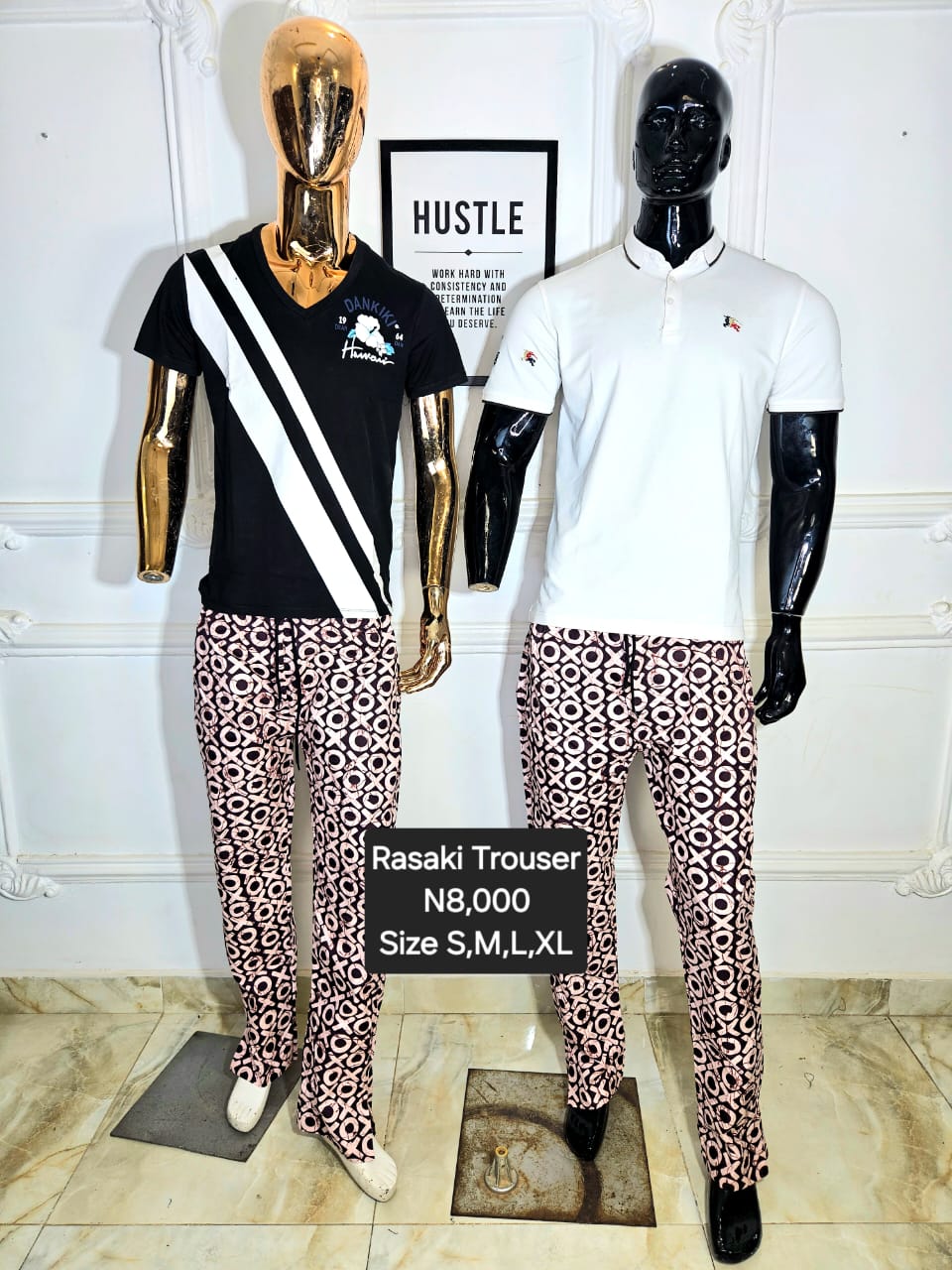 RASAKI MAN ANKARA TROUSER QMP006(A-D)