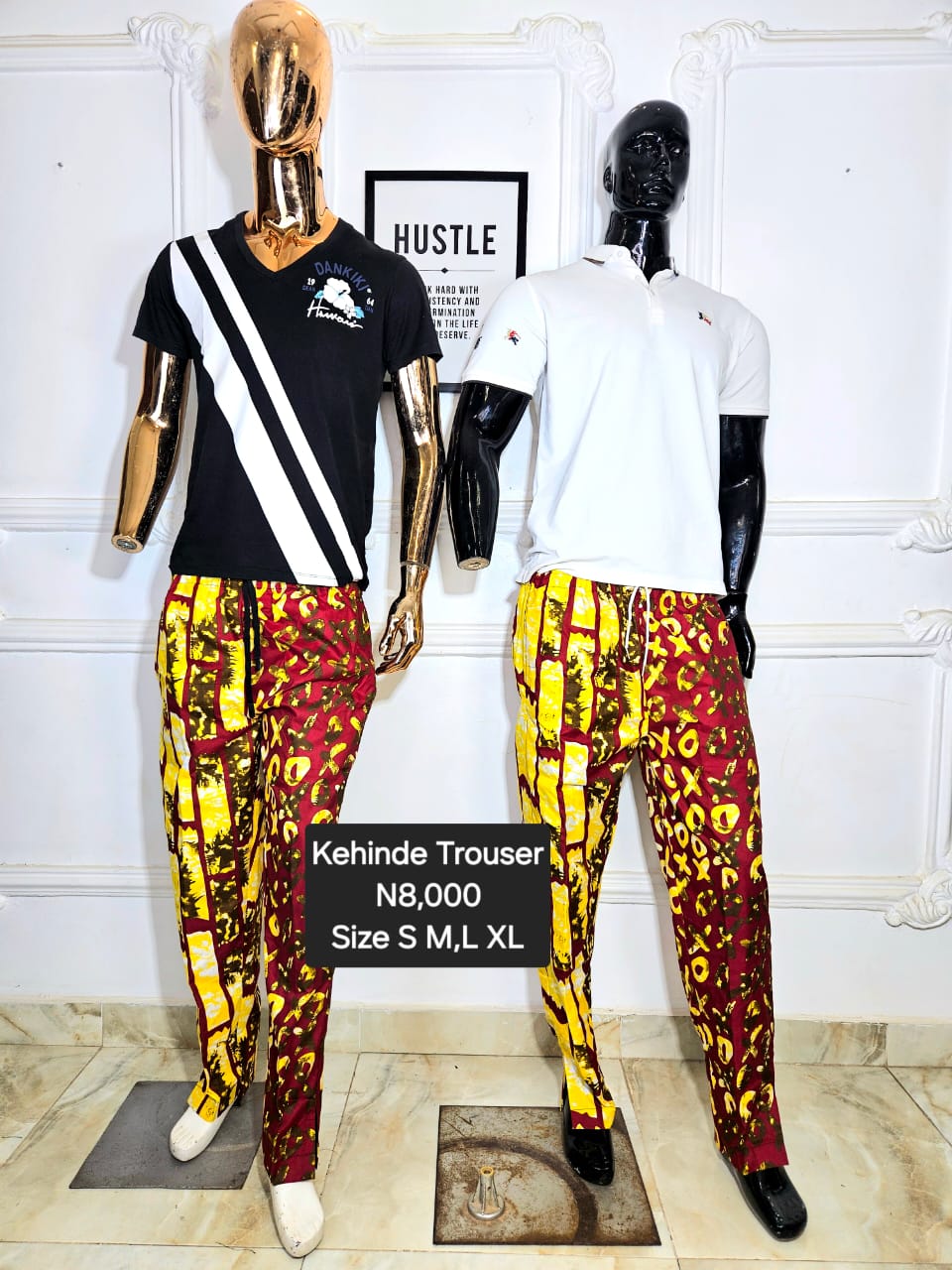KEHINDE MAN ANKARA TROUSER QMP007(A-C)