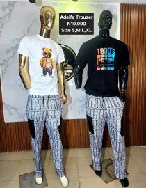 ADEIFE MAN BAGGY TROUSER DMF026(A-B)