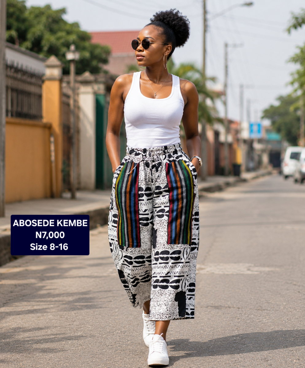 ABOSEDE KEMBE TROUSER KDM005(A-B)